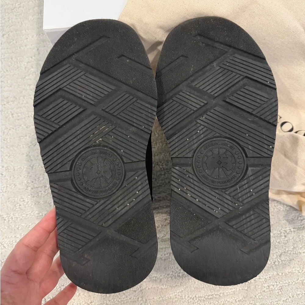Canada Goose Cypress Puffer Boot Mini bootie 6 37 black with black disk $525